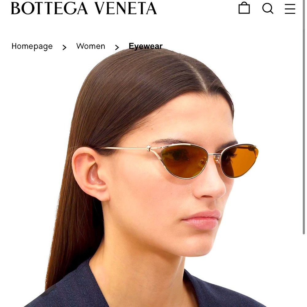 Bottega Veneta Cat Eye Knot Sunglasses